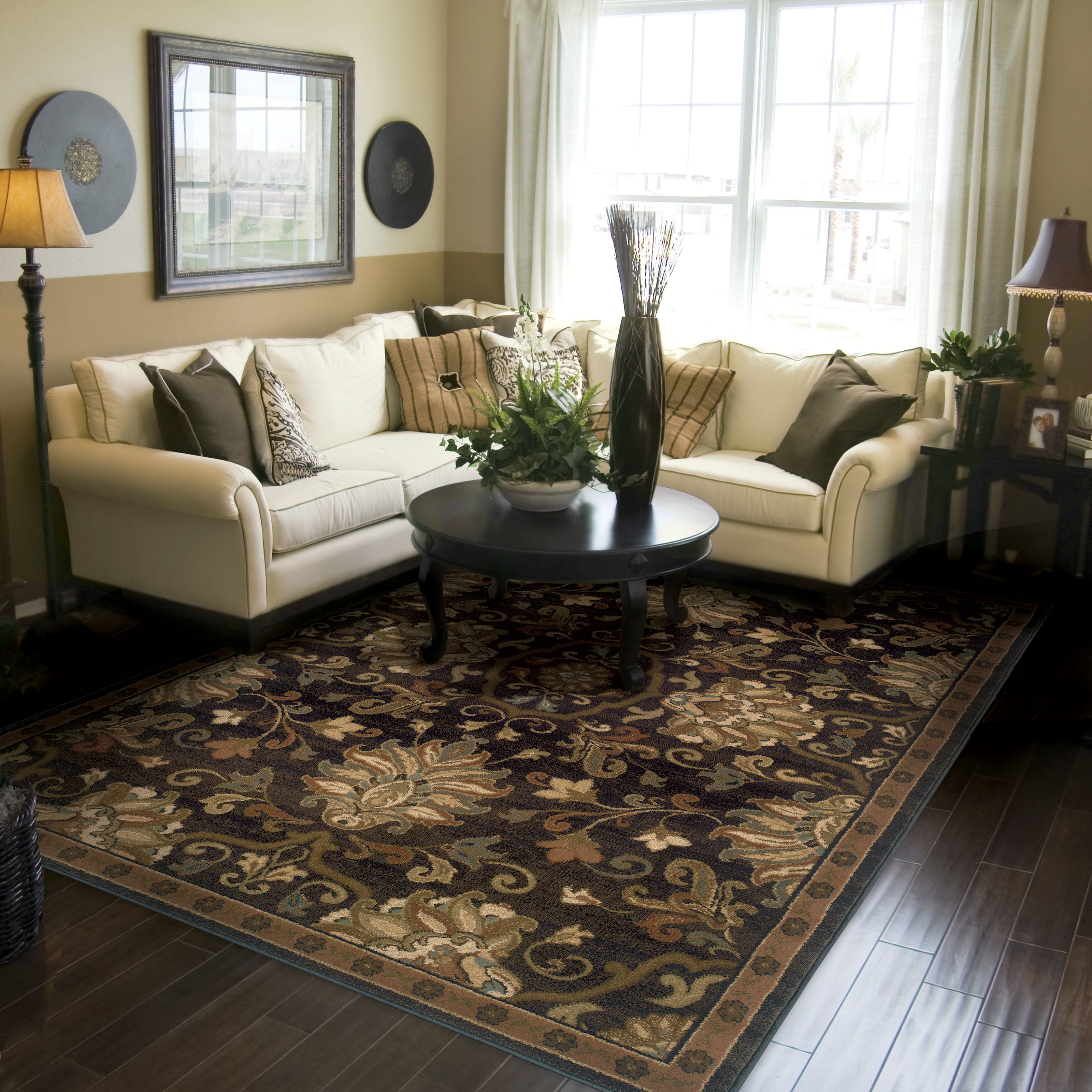 Avalon Home Hamlet Persian Transitional Area Rug, Brown