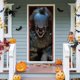 thumbnail image 4 of Halloween 3D Scary Evil Clown Door Stickers, 30 x 79 inch Evil Clown Realistic Door Wallpaper Sticker for Halloween Decoration, Home Party Removable S, 4 of 5