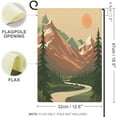 thumbnail image 2 of Camp with Mountain Garden Flags 12x18 Double Sided Mountain Adventure Seasonal Welcome Outdoor Banner Yard Flags for Patio Lawn Home Outdoor Decor, 2 of 6