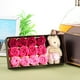thumbnail image 4 of Oso de peluche romántico con Flor de jabón de rosas Sincero regalo del Día de San Valentín rosa, 4 of 9