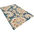 thumbnail image 2 of Rugsotic Carpets Hand Tufted Wool Eco-Friendly Area Rugs - 8'x11', Rectangle, Dark Blue, Modern Contemporary Design, High Pile Handmade Anti Skid Rugs for Living Room, Bed Room (K00151), 2 of 6