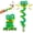 frog, variant on UXVA Spiral Long Neck Duck Squeaky Dog Toy Rope Tug Chew Toy