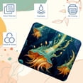 thumbnail image 3 of Sea Slug Square Non-Slip Rubber Bottom Printed Desk Mat Mouse Mat Gaming Mousepad Desk Pad - 8.3x9.8 Inch, Suitable for Office and Gaming, 3 of 6