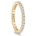 thumbnail image 2 of SZUL Women's Diamond Eternity Band in 10K Yellow Gold (.81 - .99 CTW), 2 of 3