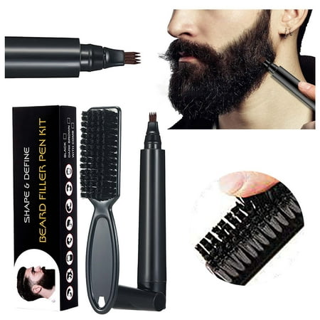 Beauty Beard Filler Pen Fast Camouflage Natural Hair Grower Pencil 4ML Beauty & Personal Care Kit
