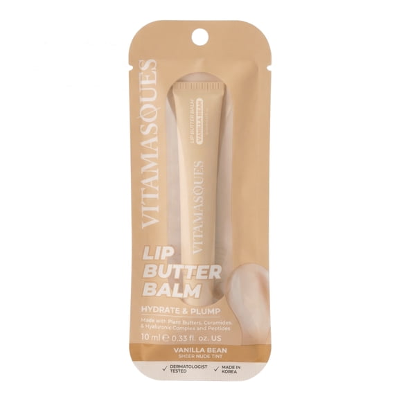 Vitamasques Lip Butter Balm, Vanilla Bean, 0.33 fl oz