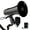 Black, variant on MyMealivos 35W ABS Megaphone with Rechargeable Battery  with Voice Siren Recording & Detachable Mic Cover up to 980 ft for Multiple Activities-Black