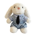thumbnail image 1 of Plush Floppy Eared Bunny Small Animal Bonnie Bunny Baby Doll Rabbit, 1 of 8