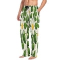 thumbnail image 5 of Daisy Chain Men's Lightweight Pajama Bottoms Stretch Elastic Waist Side Pockets Spring Fall, 5 of 7