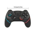 thumbnail image 2 of Reemplazo de la consola del controlador del joystick del juego del gamepad inalámbrico Bluetooth para Switch Pro con mango de 6 ejes, azul rojo AweSitey EL2677-01B, 2 of 2