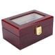 thumbnail image 4 of Caja de exhibición de relojes, caja de exhibición de relojes de madera con 3 rejillas Caja de exhibición de relojes con rejilla Caja de relojes muy versátil, 4 of 14