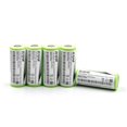 thumbnail image 1 of YUTSUJO (paquete de 5) 1.2V 1200mAh 4/5A Ni-MH batería para Lithonia ELB-1210N ELB-1201N KR-1500AUL KR1100AE KR-1200AUL ASC0086 Luz de emergencia de señal de salida, 1 of 5