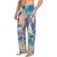 thumbnail image 6 of Sikiie Dolphin Rainbow Horse Mens Pajama Pants Sleep & Lounge Pants, PJ Bottoms With elastic waistb and Pockets XX-Large, 6 of 6
