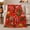 Holiday Bulbs, variant on Holiday Boxes Holly Pattern Cheerful Holiday Cheer Painterly, Festive Holiday Scene, Warm Flannel Blanket for Living Room and Reading Nook, Art Lovers Christmas Gift, Festive Home Decor