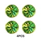 thumbnail image 5 of Greeniant Pompones de porristas de plástico de 4 Uds para actuaciones vibrantes, pompones de porristas ligeros y portátiles Animadoras oro mezclado verde, 5 of 6