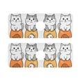 thumbnail image 7 of Yayeee Faucet Mat for Kitchen Sink 14.7" Diatomite Long Splash Guard Pad, Gray Cute Cat, 2 Pack, 7 of 7