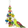 thumbnail image 2 of KAKOWELY parrot toy Round Block Birds Bite Playing Toy Parrot Cotton Rope String Toy Funny Bird String9.06"X4.72"X4.72", 2 of 4