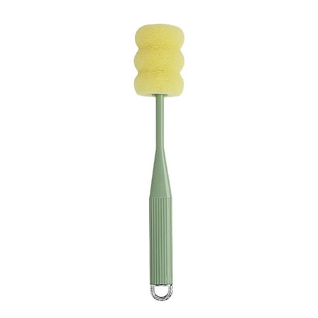

Bottle Brush | Ergonomic Long Handle Bottle Brushes with Soft Sponge Head | Flexible Scrub Brush for Water Bottles Glassware Mugs Household Cleaning Supplies