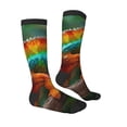 thumbnail image 4 of Lsque Chameleon Printed Crew Socks Men's Women's LightWeight Thin Casual Calf Socks ,Knee High Socks,Cotton Socks, 4 of 9