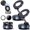 2pcs Black, variant on Nano Gel Vacuum Lock Phone Holder, 360° Adjustable Magnetic Car Phone Mount with Upgraded Strong Suction Cup, Dashboard & Windshield Holde