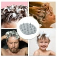 thumbnail image 6 of Unique Bargains 1 Pc Shell Shaped Massage Hair Brush for Head Massage 3.54"x2.76"x1.38" Gray, 6 of 6
