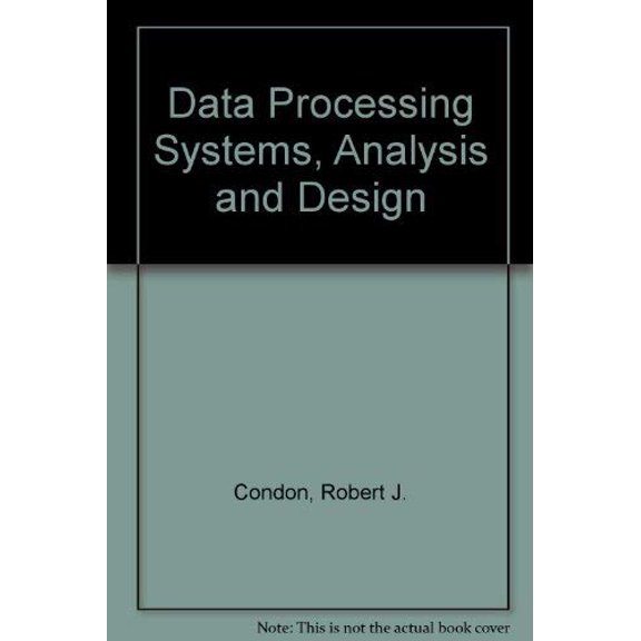 Pre-Owned Data processing systems analysis and design, 9780835912518, 0835912515, Hardcover, 2nd edition