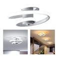 thumbnail image 4 of Luces de tejado modernas Pantallas de lámpara Lámpara LED creativa Iluminación para hogar de aluminio regulable Luz tricromática para sala de Tricromático blanco Colco Luces de techo, 4 of 8