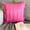 Fuchsia Pink, variant on Euro Sham Pillow, Cream European Sham Covers 26x26 inch (65x65 cm), Suede Euro Size Pillow Shams, Solid Color, Pintucks, Textured, Striped, Modern European - Cream Love Tune