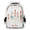 Blue, variant on Basketball and Hoop Multi-Functional Backpack, 16" Waterproof Travel Casual Daypack with Reflective Strip, Fire and Water Basketball Work Laptop Backpack for Men Women