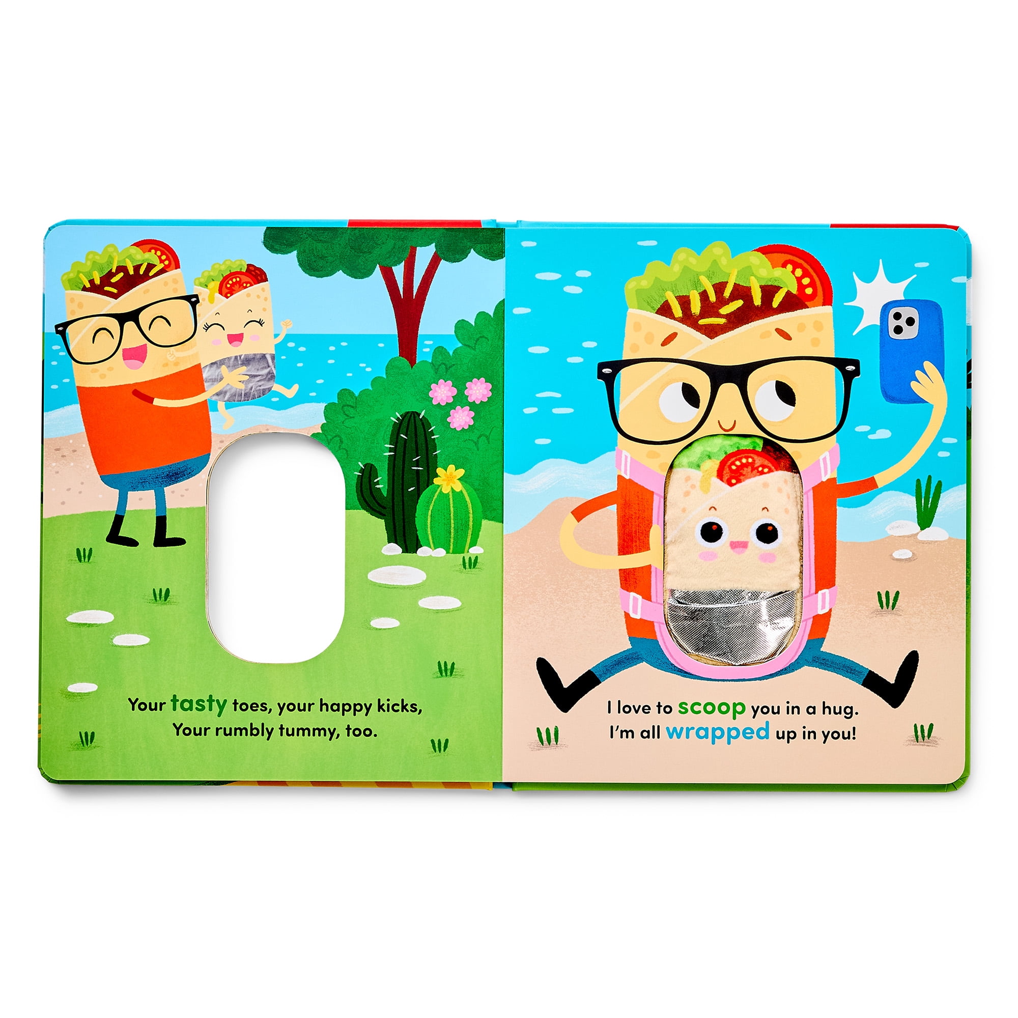 Daddy's Little Burrito: Celebrate First Time Dads with a Cozy Read-Aloud Crinkle Sensory Book for Baby Bonding Time, Storytime Board Book for New Dads, Baby Showers and Fathers Day (Board Book)