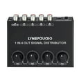 thumbnail image 3 of LINEPAUAIO 4-Channel Stereo Audio Distribution Amplifier with Independent Volume Control, RCA Input/Output, 100-240V, Compact Design for Enhanced Sound Quality and Noise Reduction, 3 of 6