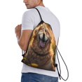 thumbnail image 4 of Yiaed Sunset Daisy Dog Print Drawstring Bags Drawstring Backpack Bulk String Back Pack Gym Sport Bag-Small, 4 of 5