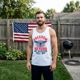 thumbnail image 2 of Mens Fitness Tank Freedom so Hard My Sleeves Fell Off Tanktop Funny USA 4th of July Shirt, 2 of 8