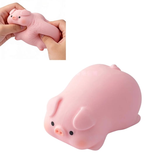 Pink Pig Toys Stress Balls for Adults and Kids Squishy Fidget Toys Sensory Sand Filler Squishy Stress Ball Party Favors Squishy Pig Gifts Stress Relief Toy for ADD ADHD