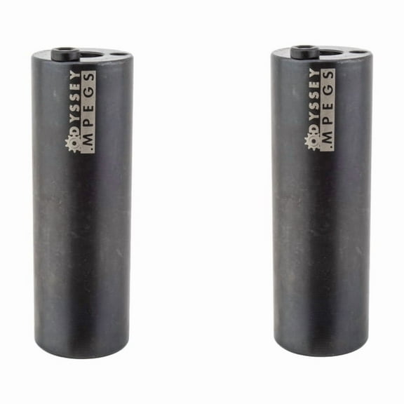 Odyssey MPEG BMX Peg Black 14mm with 3/8" Adaptor 4" Length