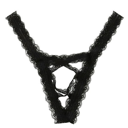 

RPVATI Women Low Waisted Panties High Waisted Underwear Sexy Lace Plus Size Hollow Out Thong