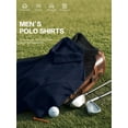 thumbnail image 6 of RICHCOIN Polo Shirts for Men Textured Knit Golf Shirts Casual Short Sleeve Old Money Tops, 6 of 7