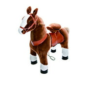 Smart Gear Pony Cycle Chocolate, Light Brown, or Brown Horse Riding Toy: 2 Sizes: World's First Simulated Riding Toy for Kids Age 4-9 Years Ponycycle Ride-on Medium