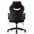 thumbnail image 3 of 9-Twelve High-Back Racing Style Chair With Flip-Up Arms Supports Up To 225 Lbs. Black Seat/Red Back Black Base | Total Quantity: 1, 3 of 7