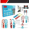 thumbnail image 1 of 20 In 1 Switch Sports Accessories Bundle Kit For Switch Family Accessories Kit, 1 of 5