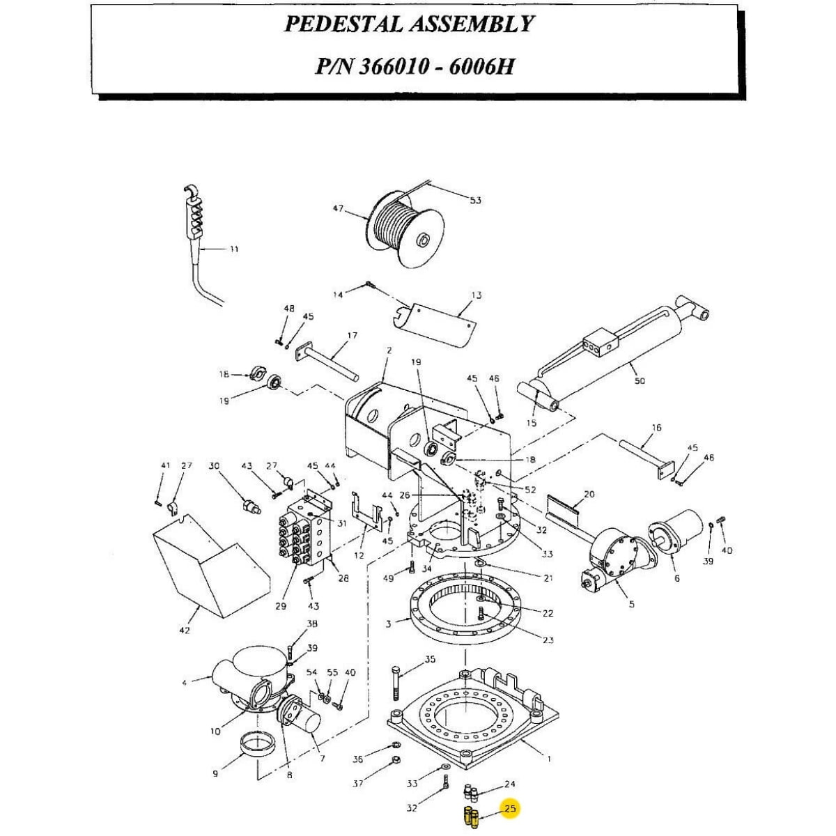 Auto Crane 750412000, Swivel Joint, 8JIC to 6NPT