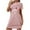 Pink3, variant on Jgppe Womens Cute Nightdress Lightweight Print Short Sleeve Crew Neck Sleepwear Nightgown
