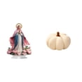 thumbnail image 1 of Adorno de calabaza acrílico decorativo de pie con base para mesa, ideal para fiestas, hogar, estantería, festivales, dormitorio, sofá o cojín., 1 of 8