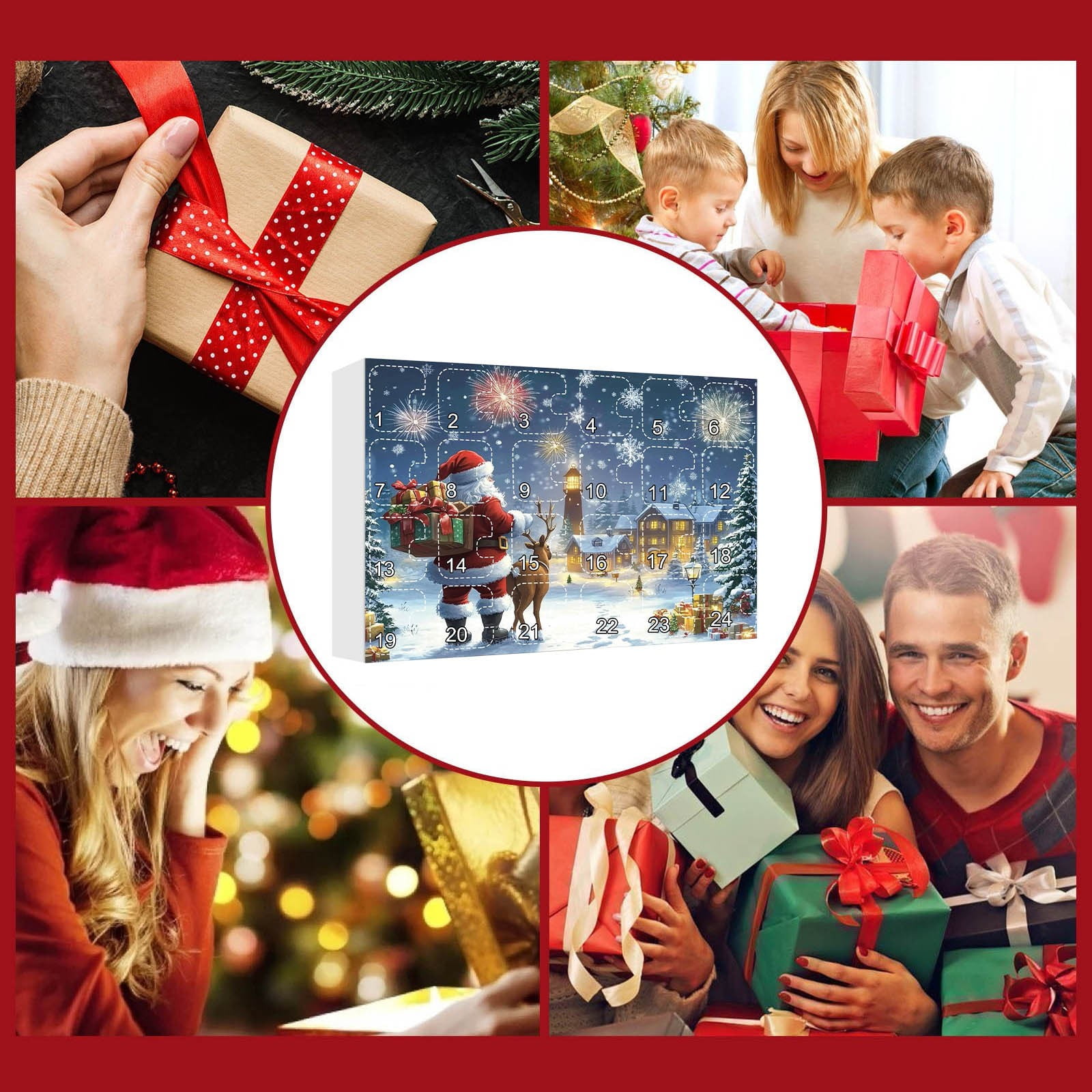 Calendrier De L'Avent Gnome 2025, Calendrier De Avent De Avent De Poupeess Gnome Avec 24 Gnomes 2d En Acrylique Calendriercompte A Rebours De Noel Cadeaux Pour Enfant Et Adultes