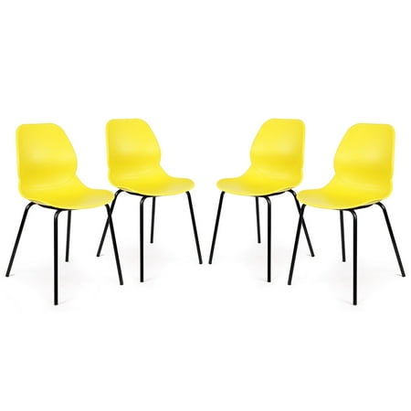 Prairie Guest Chair - Set of 4 Nova Retro Modern Utility Side Guest Chairs