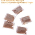thumbnail image 4 of Monebena Hair Net Invisible Elastic Edge Mesh Hair Nets for Women Food Service Ballet Bun Sleeping Individual Packing 20”, 4 of 14