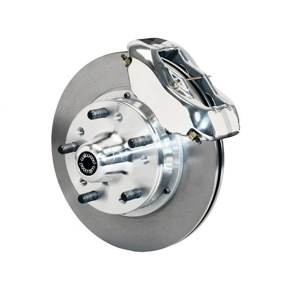 Wilwood 140-11013-P Forged Dynalite Pro Series 11" Front Hub Big Brake Kit With Polished Calipers, Compatible with 1937-1948 Ford