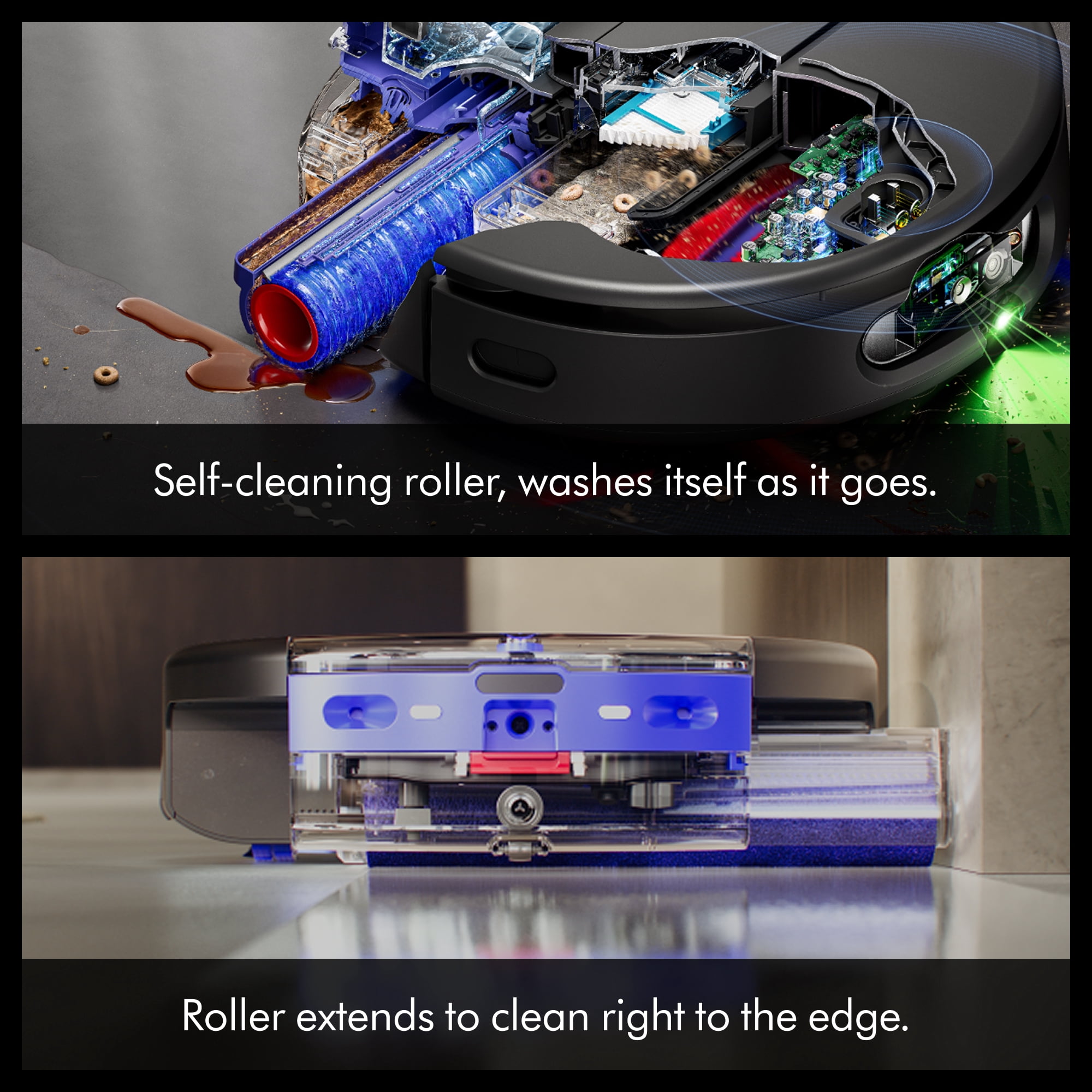 Dyson Spot+Scrub Ai™ Wet and Dry Robot Vacuum | Black/Blue | New | Latest Technology
