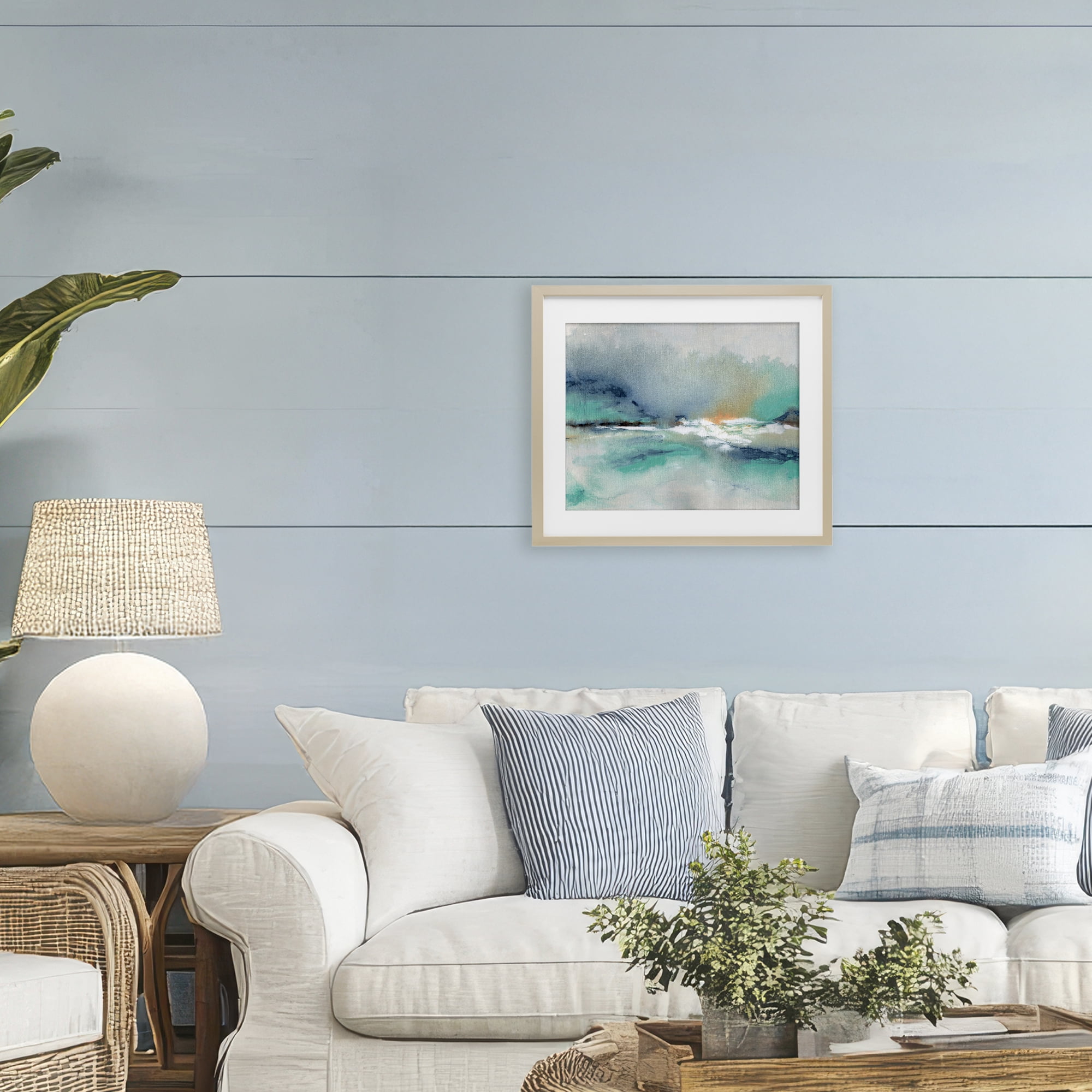 Stupell Industries Sun Bleached Crossing Birch Framed Print Under Glass, design by NLS Design
