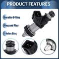 thumbnail image 4 of Inyector de combustible No.06164-PCA-000 boquilla de inyección de combustible para Honda CR-V EX, LX 1999-2001 2.0L negro 4 piezas, 4 of 6